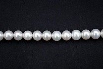 White Round 7-8mm AA Grade Pearls > White