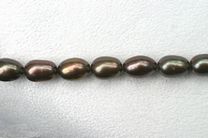 Chocolate Rice 7-8mm AA Grade Pearls > Chocolate