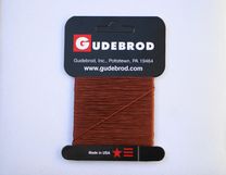Gudebrod Silk Thread, Card, Brown, Size D Beading Supplies > Stringing Materials