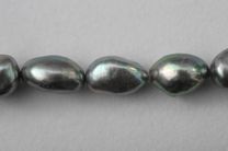 Grey Baroque 10-11mm Long-Drilled Other Pearl Shapes > Baroques