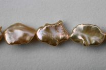Peach Keshi Large Long-Drilled Other Pearl Shapes > Keshis