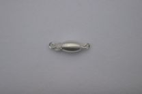 Rohm Clasp Olive 5x8mm Satin Silver Findings > Rohm Clasps