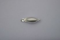 Rohm Clasp Olive 6x10mm Satin Silver Findings > Rohm Clasps
