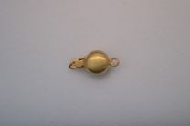 Rohm Clasp Button 8mm Satin Gold Findings > Rohm Clasps
