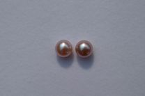 Pink Button, 7-7.5mm AAA Grade Pearls > Buttons