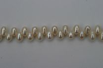 White Rice Top-Drilled 4-5mm AA Grade Pearls > White