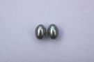 Silver Grey Drop 7-7.5mm : AAA Grade Pearls > Colours