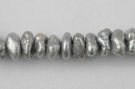 Grey Keshi Medium Centre-Drilled : Other Pearl Shapes > Keshis