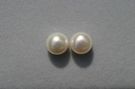 White Button, 10-10.5mm : AAA Grade Pearls > Buttons