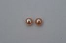 Peach Button, 7- 7.5mm : AAA Grade Pearls > Buttons